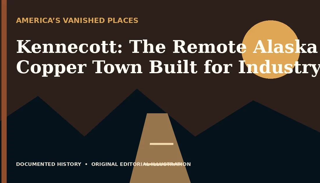 Kennecott: The Remote Alaska Copper Town Built for Industry — original editorial illustration
