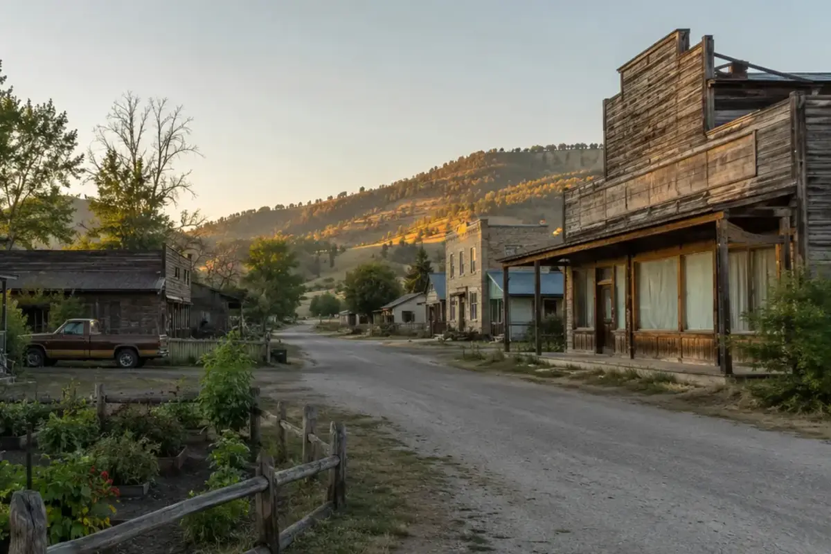 Seven Questions to Ask Before Calling a Place a Ghost Town — AI-assisted editorial illustration