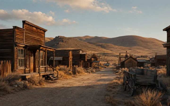 Bodie: The California Boomtown Preserved in Arrested Decay — original editorial illustration