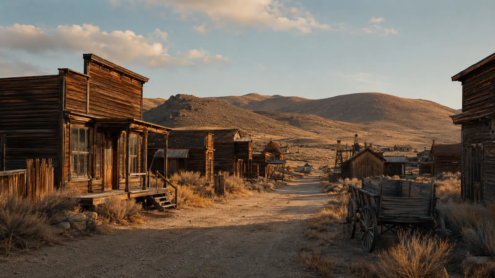 Bodie: The California Boomtown Preserved in Arrested Decay — original editorial illustration
