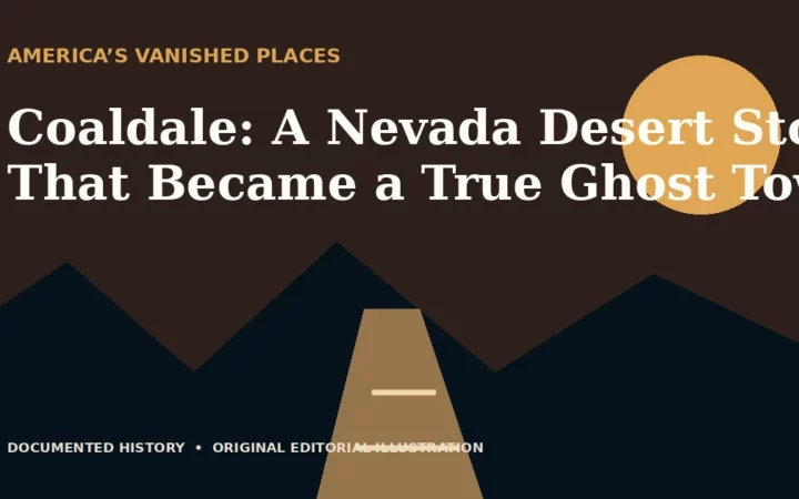 Coaldale: A Nevada Desert Stop That Became a True Ghost Town — original editorial illustration