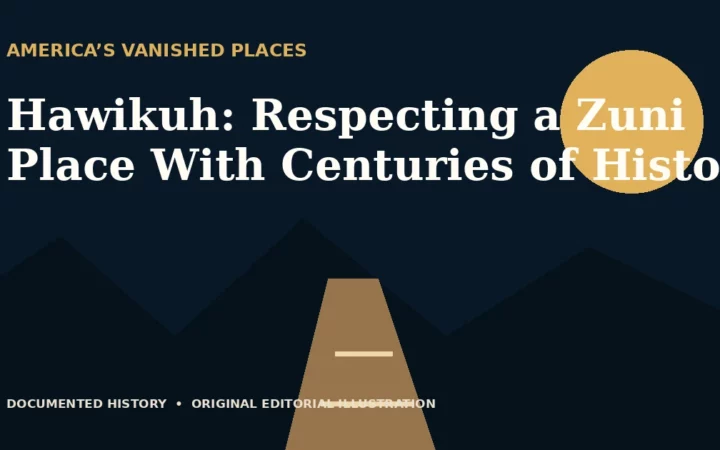Hawikuh: Respecting a Zuni Place With Centuries of History — original editorial illustration