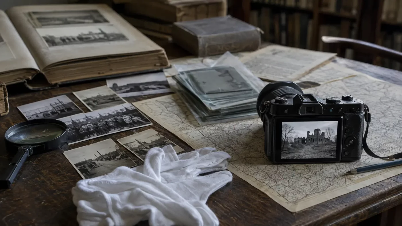 Why Historic Photographs Matter More Than Ruin Clickbait — AI-assisted editorial illustration