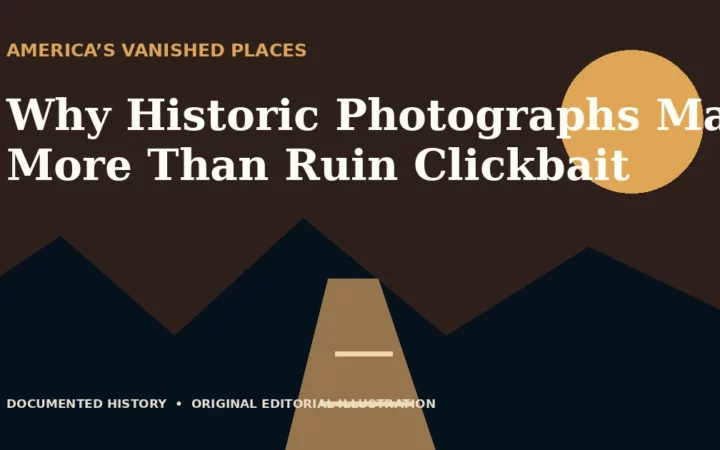 Why Historic Photographs Matter More Than Ruin Clickbait — original editorial illustration