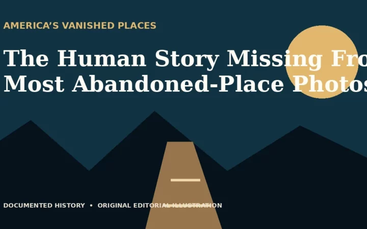 The Human Story Missing From Most Abandoned-Place Photos — original editorial illustration