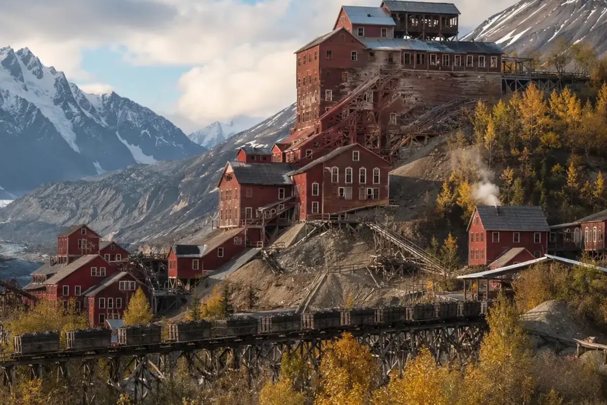 Kennecott: The Remote Alaska Copper Town Built for Industry — AI-assisted editorial illustration