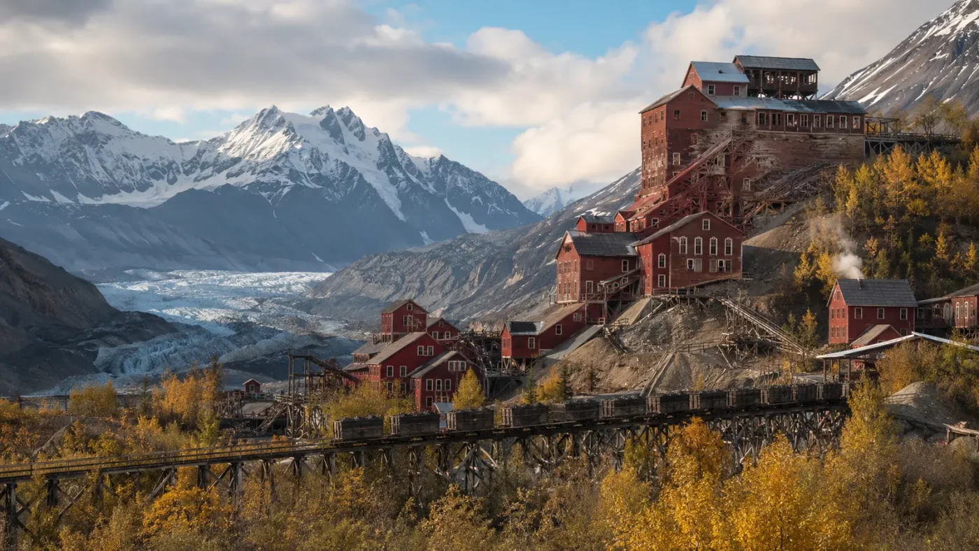 Kennecott: The Remote Alaska Copper Town Built for Industry — AI-assisted editorial illustration