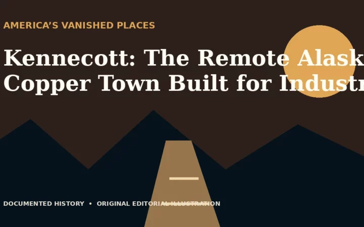 Kennecott: The Remote Alaska Copper Town Built for Industry — original editorial illustration