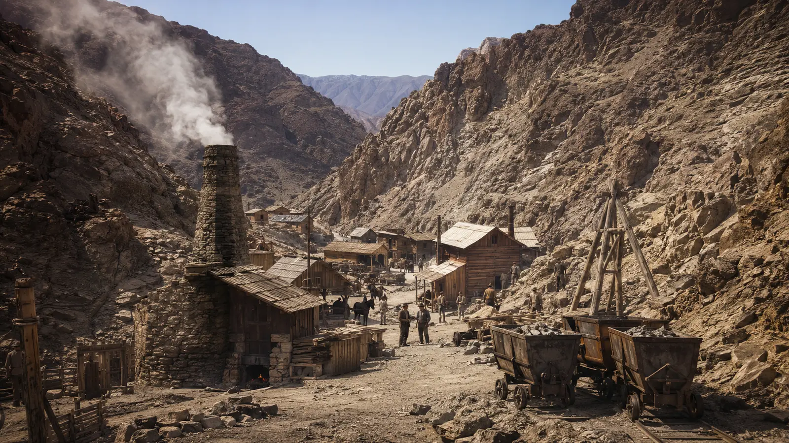 Panamint City: The Silver Camp Hidden in a Death Valley Canyon — AI-assisted editorial illustration