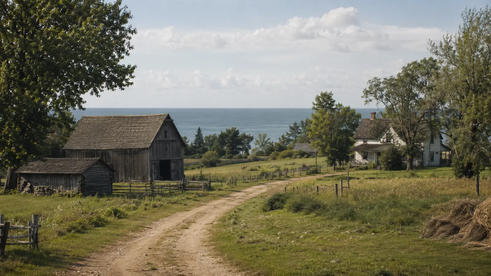 Port Oneida: The Lake Michigan Village That Faded by 1934 — AI-assisted editorial illustration