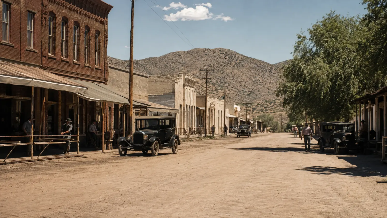 Tombstone Before Tourism: Federal Photographers Found a Partly Abandoned Town — AI-assisted editorial illustration